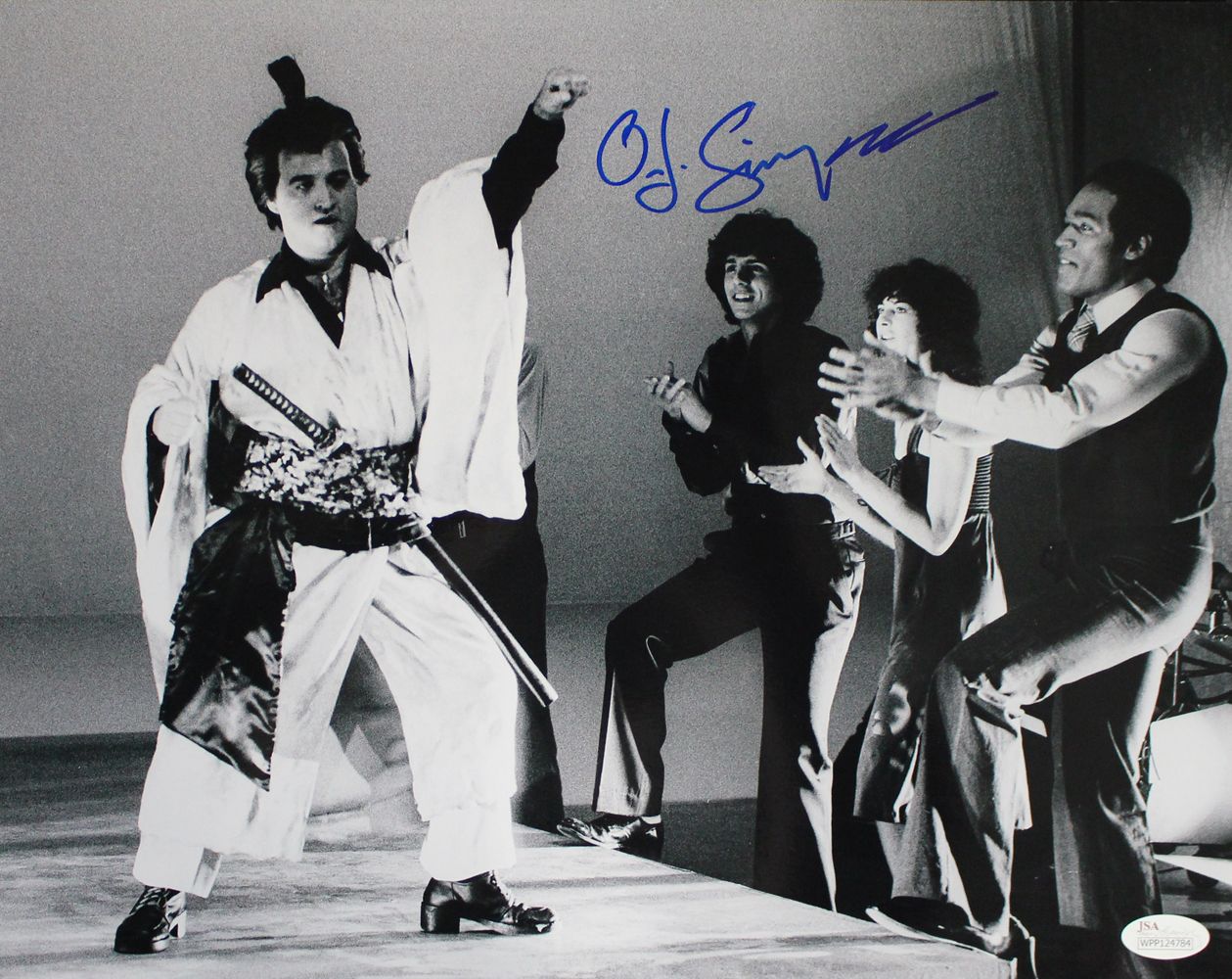 O.J. Simpson Autographed/Signed Saturday Night Live 11x14 Photo JSA