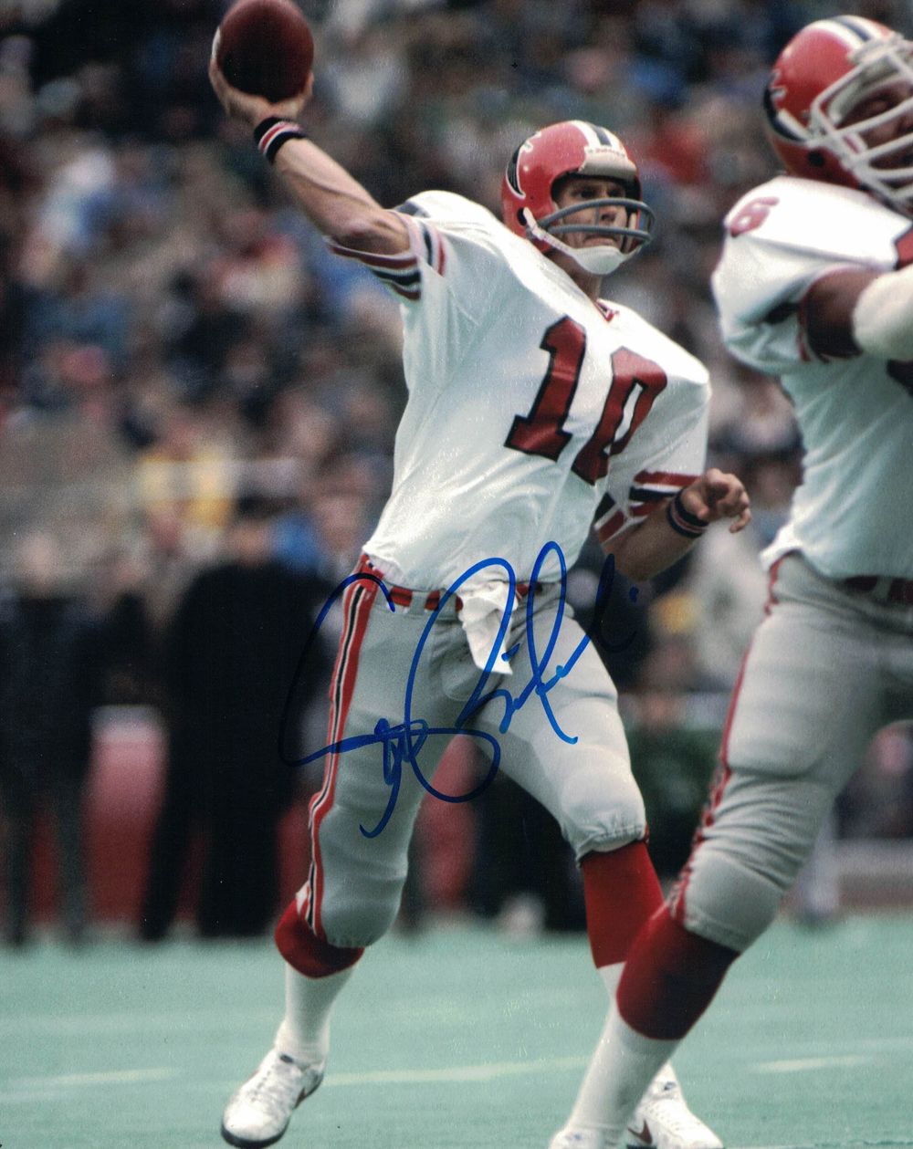 Steve Bartkowski Autographed/Signed Atlanta Falcons 8x10 Photo