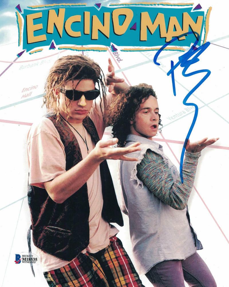 Pauly Shore Autographed Encino Man 8x10 Photo BAS