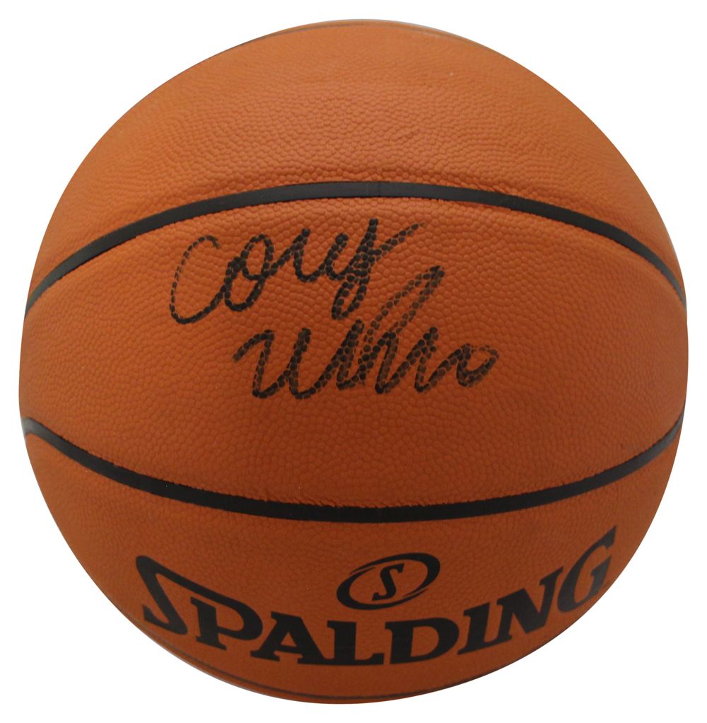 Coby White Autographed Basketball Chicago Bulls Full Signature FAN