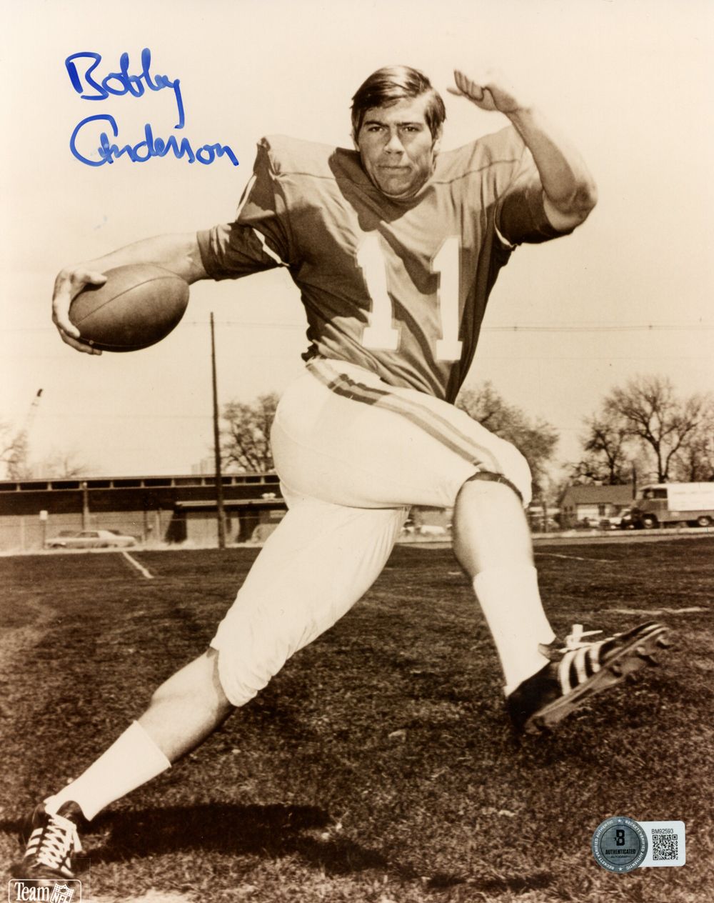 Bobby Anderson Autographed Denver Broncos 8x10 Photo Beckett 45164