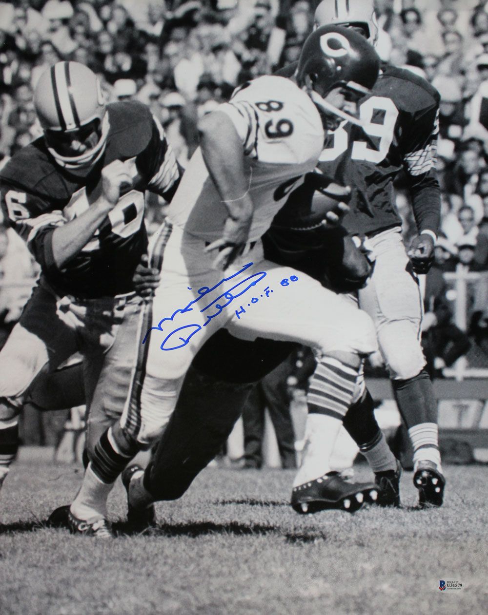Mike Ditka Autographed/Signed Chicago Bears 16x20 Photo HOF BAS