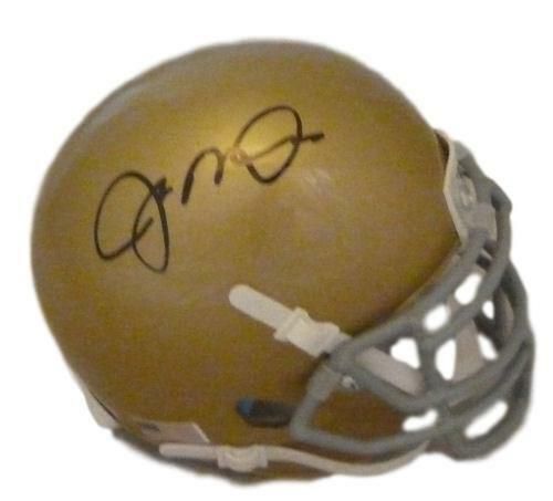 Joe Montana Autographed Notre Dame Irish Schutt Mini Helmet JSA