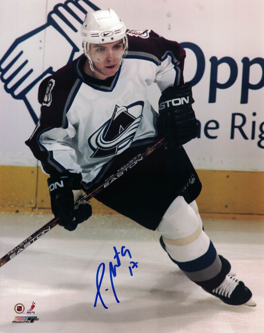 Radim Vrbata Autographed/Signed Colorado Avalanche 8x10 Photo PF
