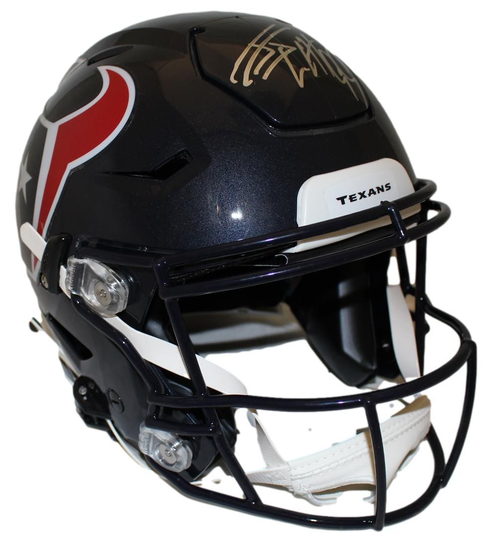 JJ Watt Autographed Houston Texans Authentic Speed Flex Helmet JSA