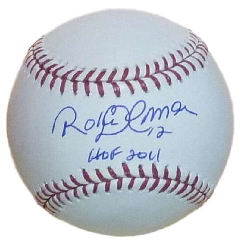 Roberto Alomar Autographed Toronto Blue Jays OML Baseball HOF JSA