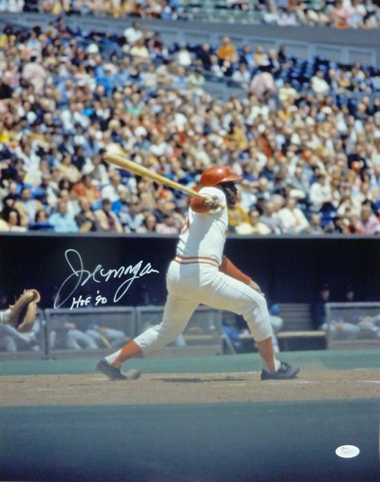 Joe Morgan Autographed Cincinnati Reds 16x20 Photo w/HOF 90