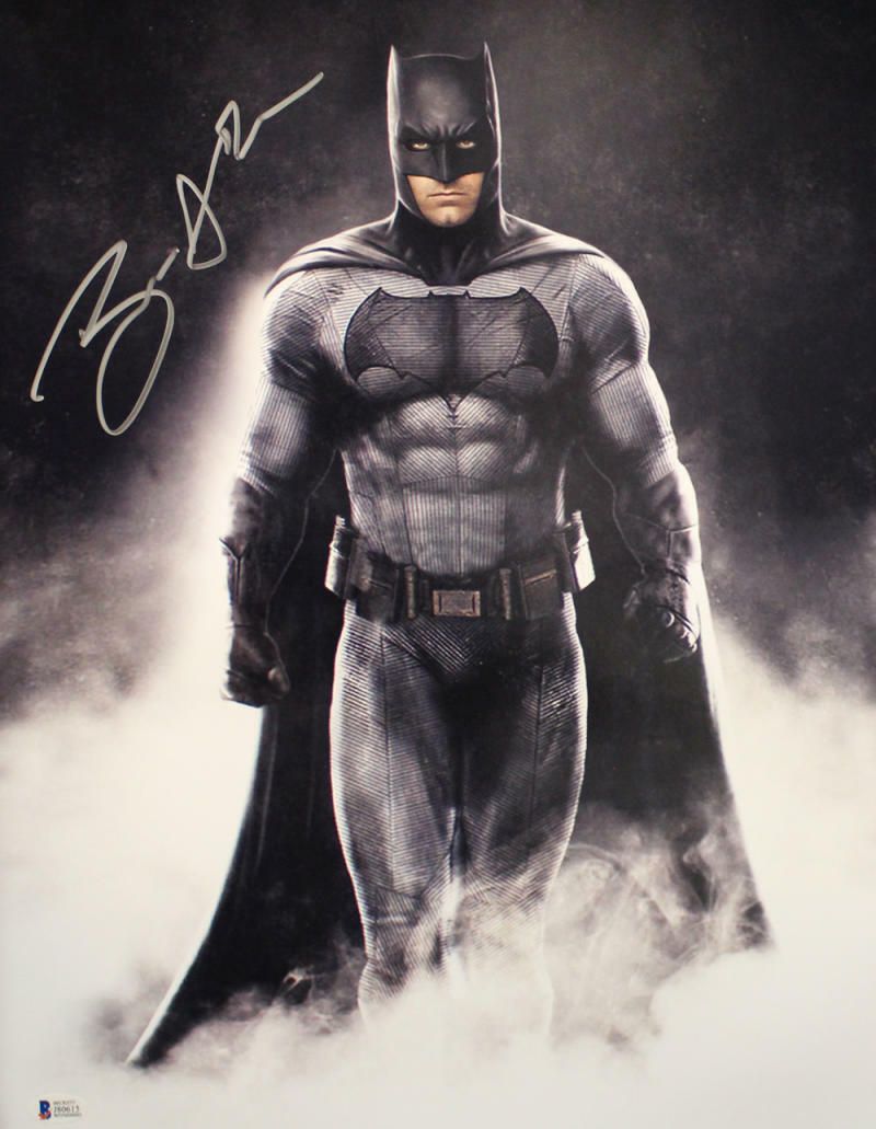 Ben Affleck Autographed Batman 16x20 Photo BAS
