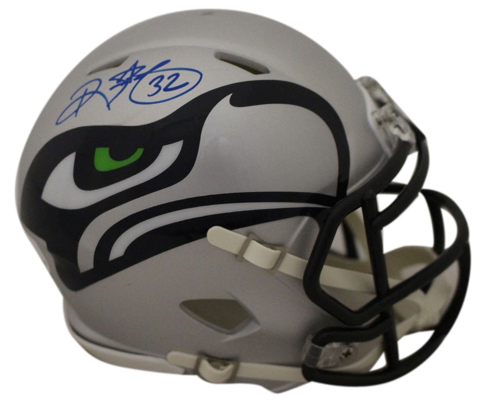 Ricky Watters Autographed/Signed Seattle Seahawks AMP Mini Helmet BAS