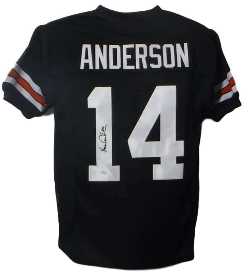 Kenny Anderson Autographed Cincinnati Bengals Custom Size XL Black Jersey JSA