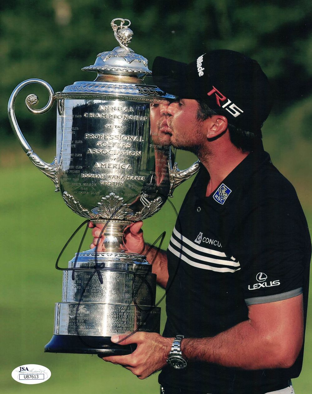 Jason Day Autographed/Signed PGA Championship Golf 8x10 Photo JSA