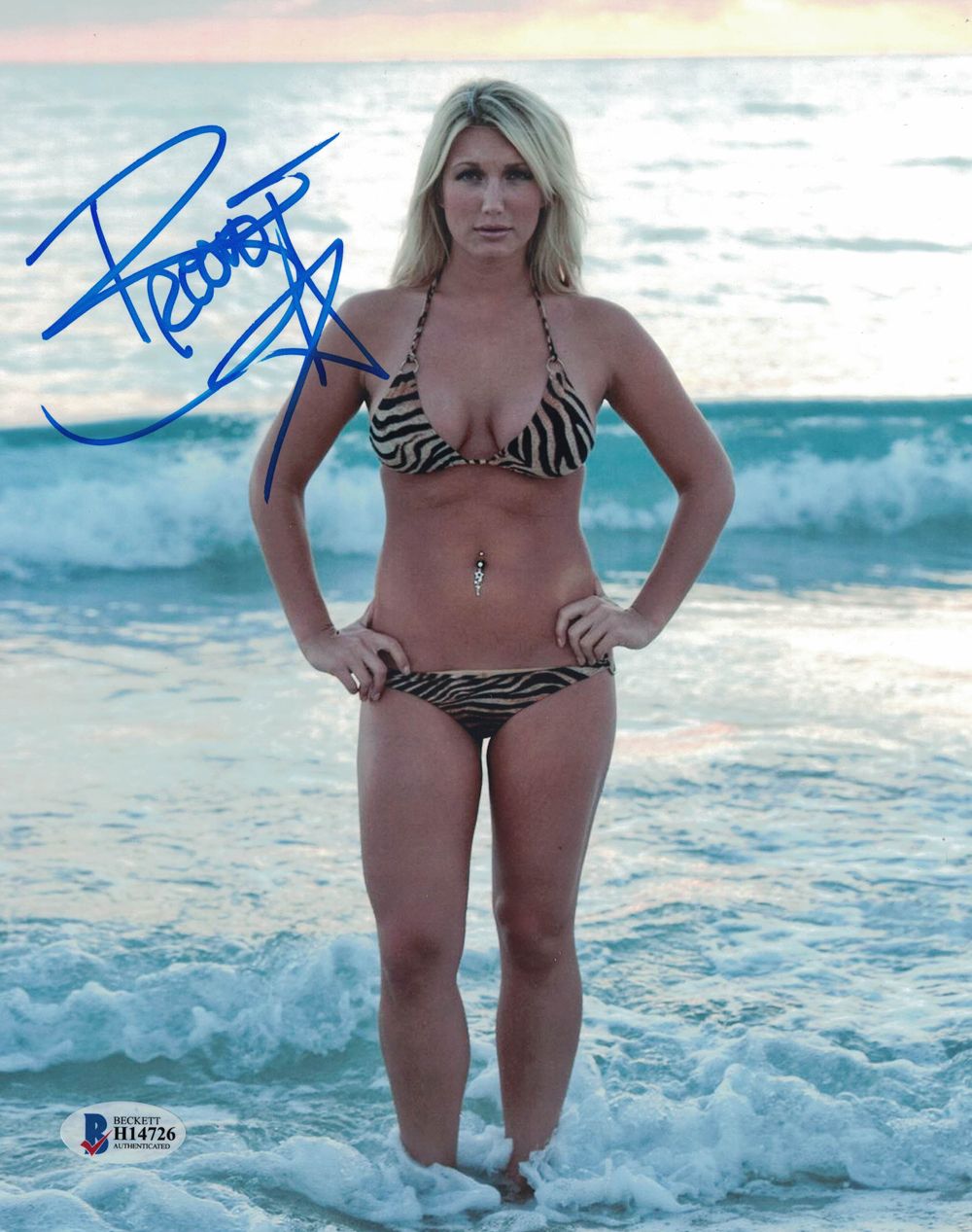 Brooke Hogan Autographed/Signed 8x10 Photo BAS