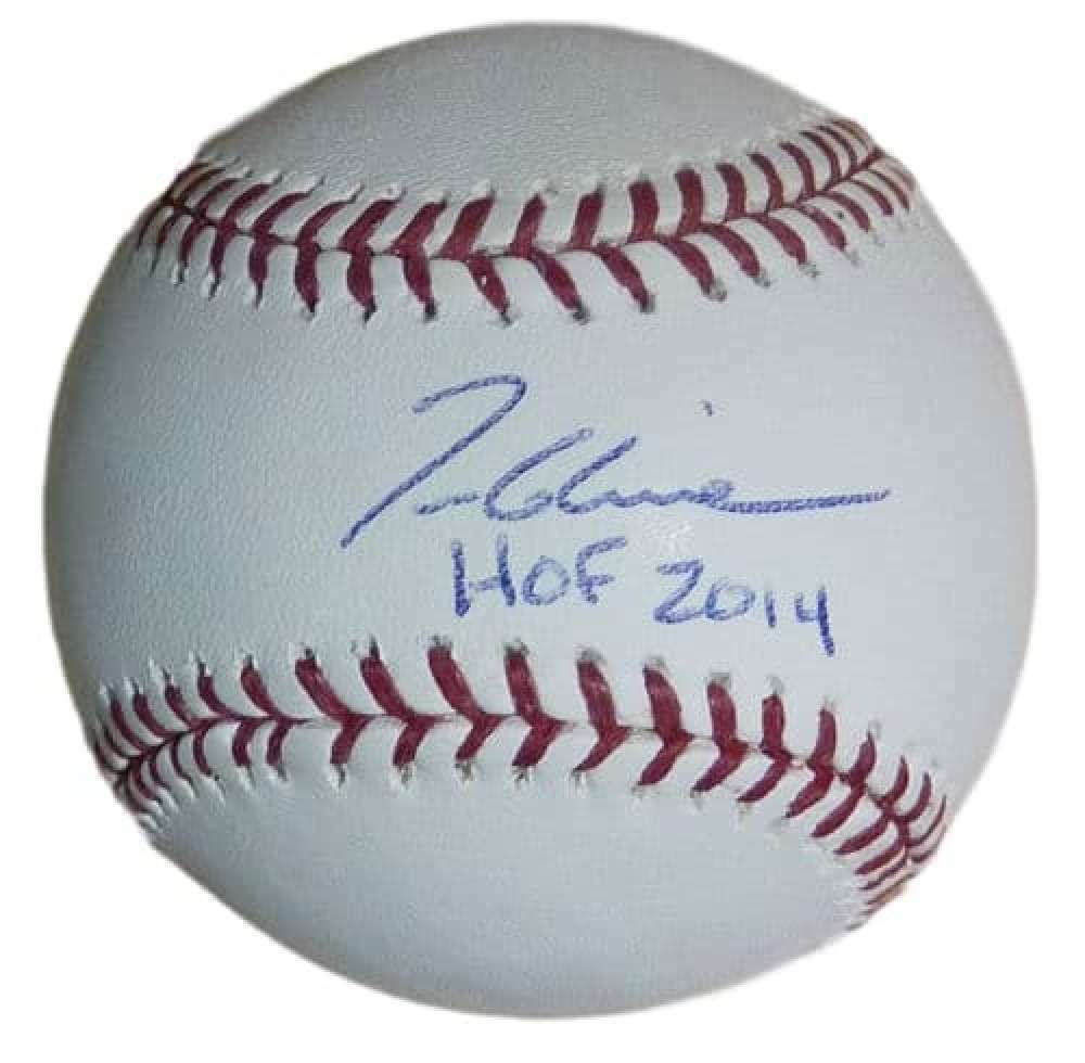 Tom Glavine Autographed Atlanta Braves OML baseball HOF JSA