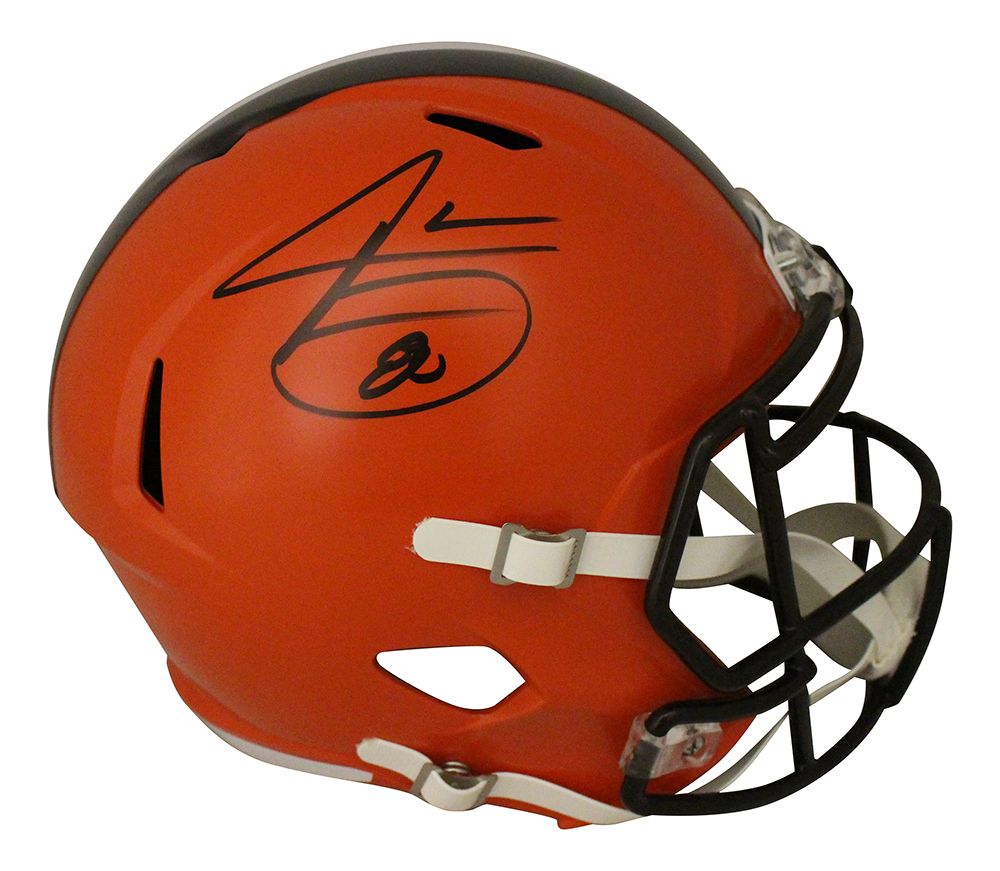 Jarvis Landry Autographed/Signed Cleveland Browns F/S Speed Helmet BAS