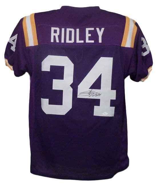 Stevan Ridley Autographed Size XL Jersey LSU Tigers