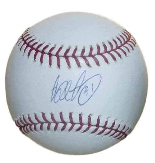 Brad Penny Autographed OML Baseball Los Angeles Dodgers
