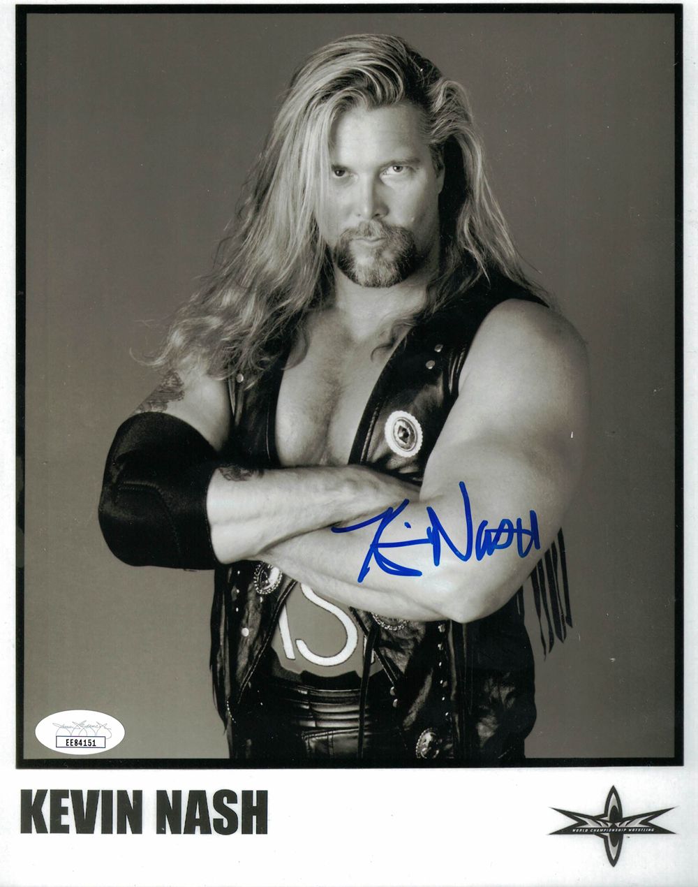 Kevin Nash Autographed/Signed WCW NWO 8x10 Photo JSA