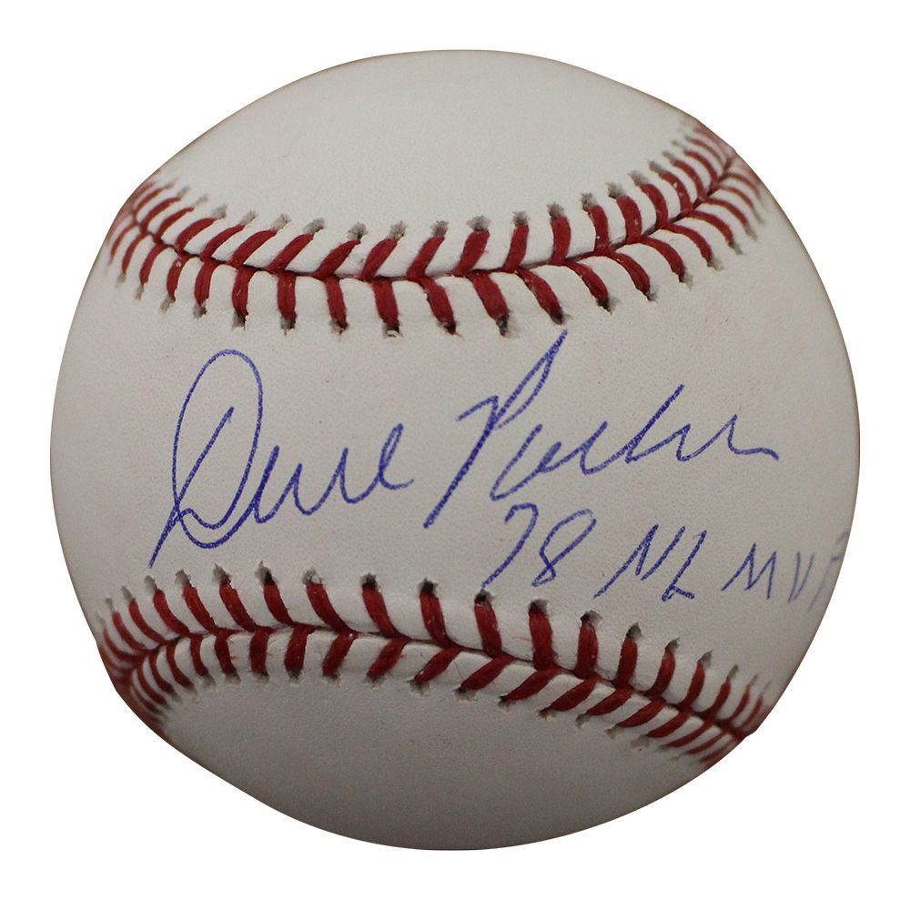 Dave Parker Autographed Pittsburgh Pirates OML Baseball 78 NL MVP BAS