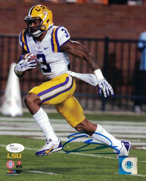 Odell Beckham Jr Autographed LSU Tigers 8x10 Photo JSA