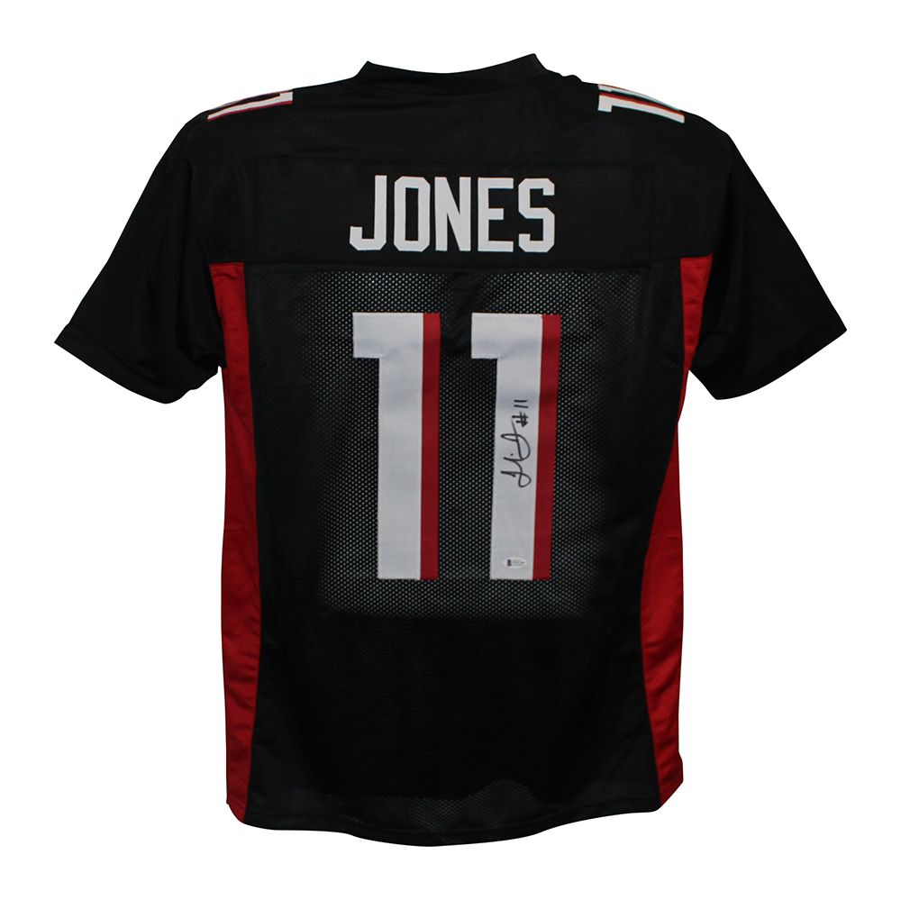 Julio Jones Autographed/Signed Pro Style Black XL Jersey BAS