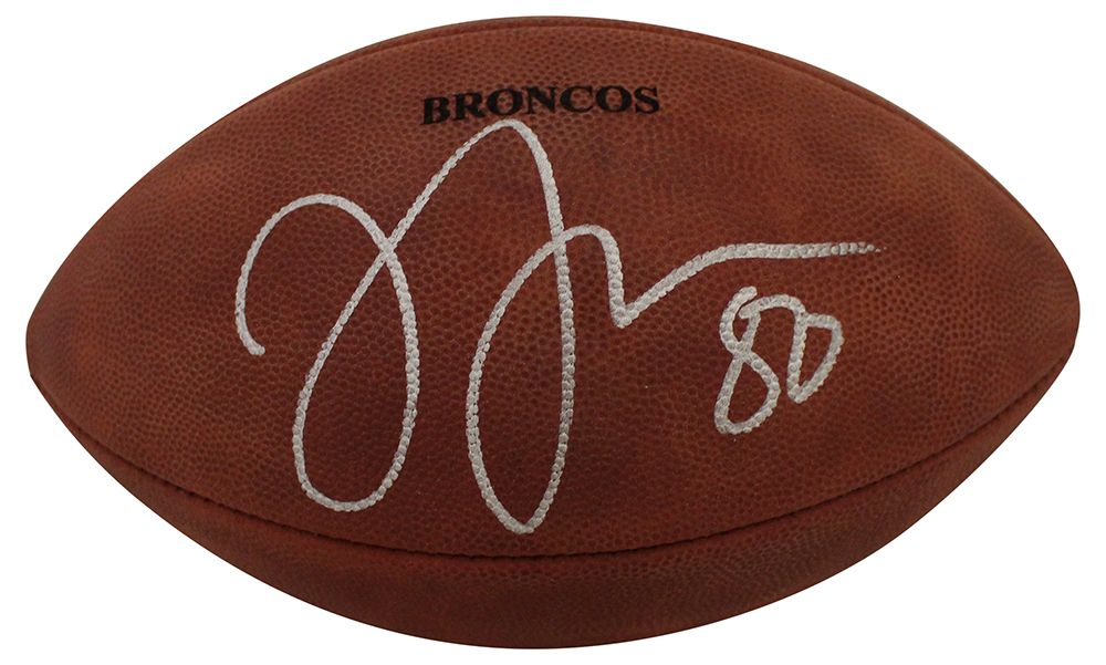 Julius Thomas Autographed Denver Broncos Team Issued Official Football BAS