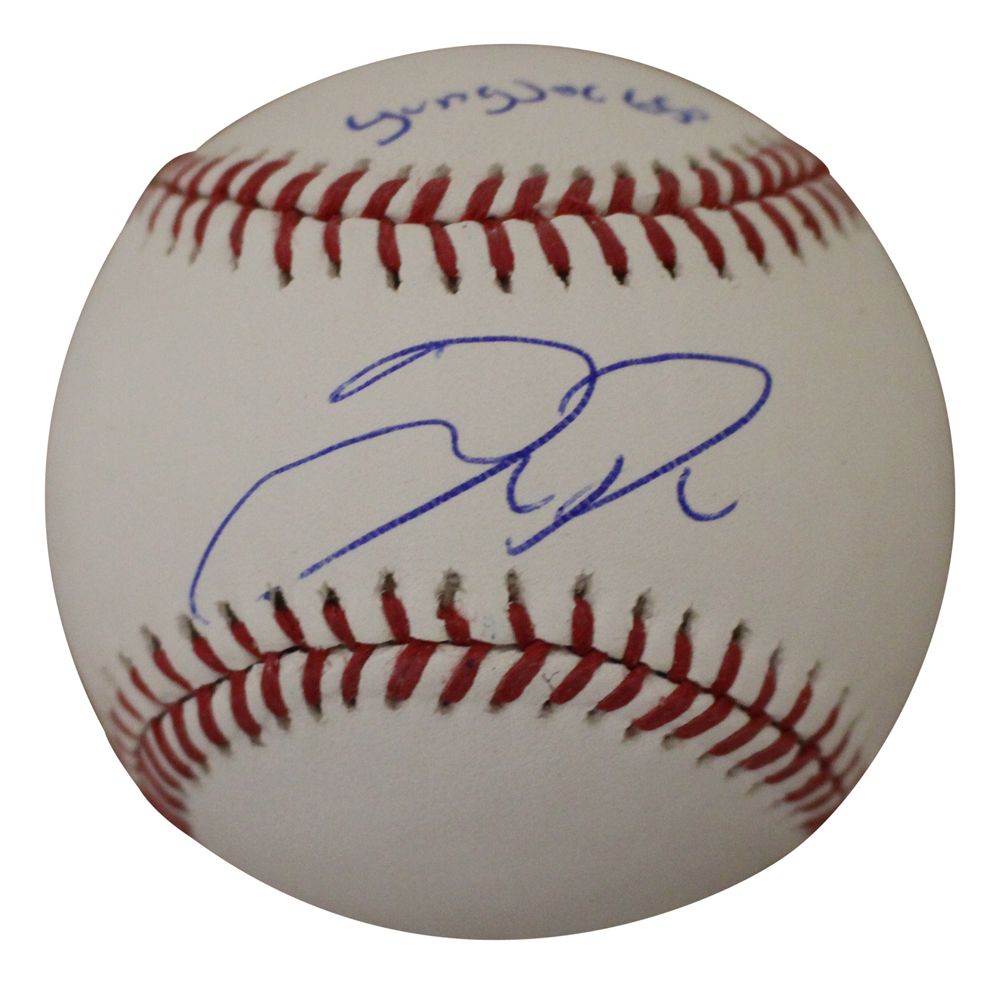 Joc Pederson Autographed Los Angeles Dodgers OML Baseball Young Joc BAS