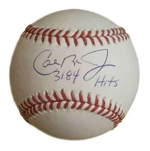 Cal Ripken Jr Autographed Baltimore Orioles OML Baseball 3184 Hits JSA