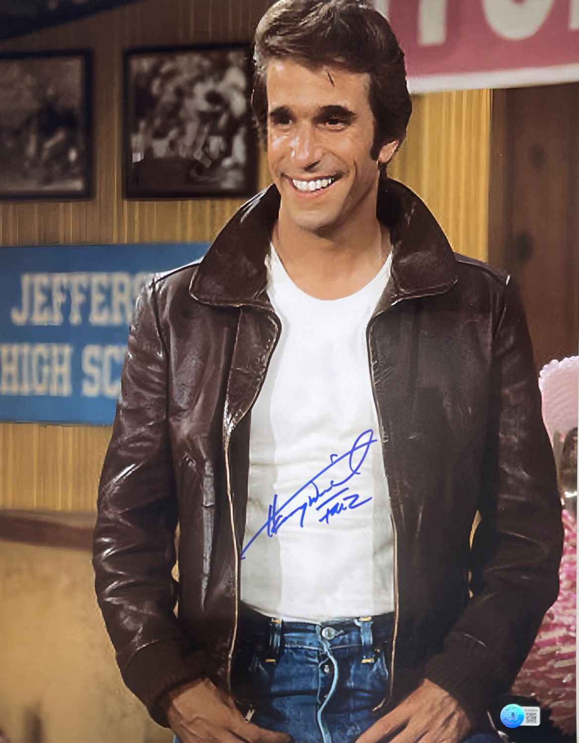 Henry Winkler Autographed/Signed Happy Days 16x20 Photo Beckett