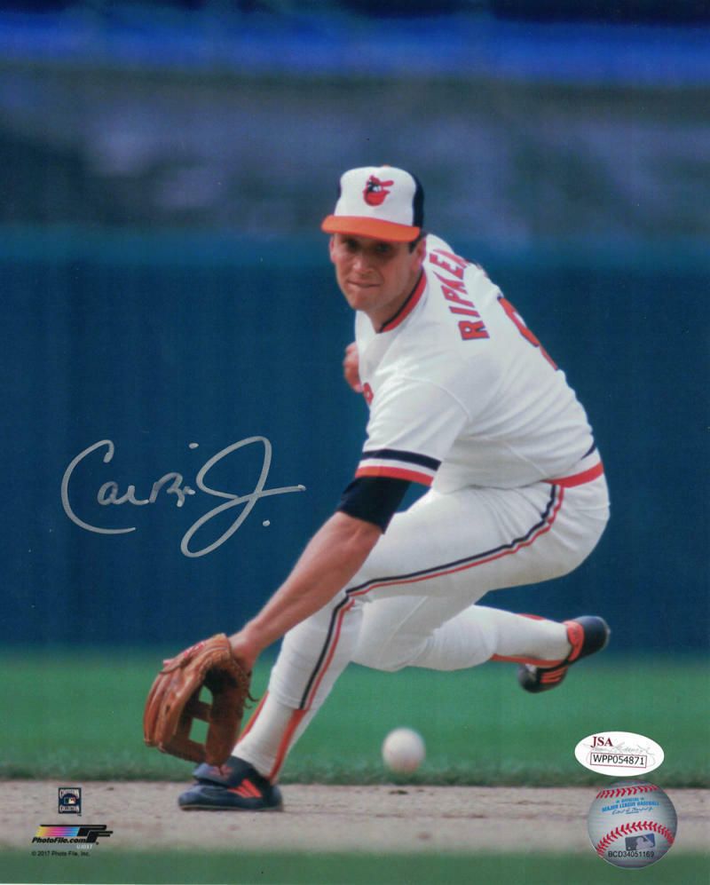 Cal Ripken Jr Autographed Baltimore Orioles 8x10 Photo BAS
