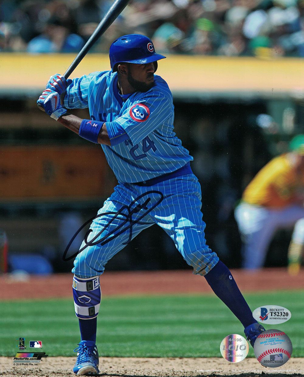 Dexter Fowler Autographed/Signed Chicago Cubs 8x10 Photo BAS PF