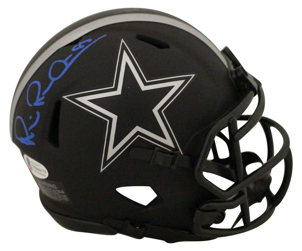 Michael Irvin Autographed/Signed Dallas Cowboys Eclipse Mini Helmet BAS