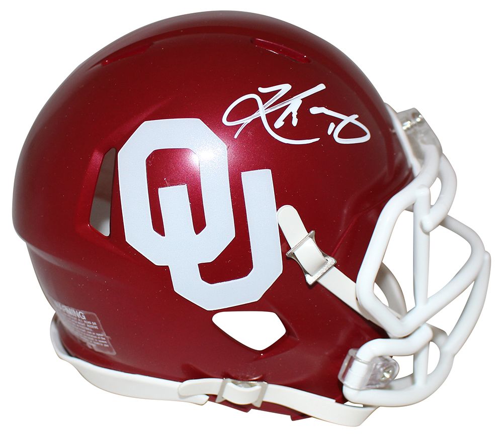 Kyler Murray Autographed/Signed Oklahoma Sooners Speed Mini Helmet JSA