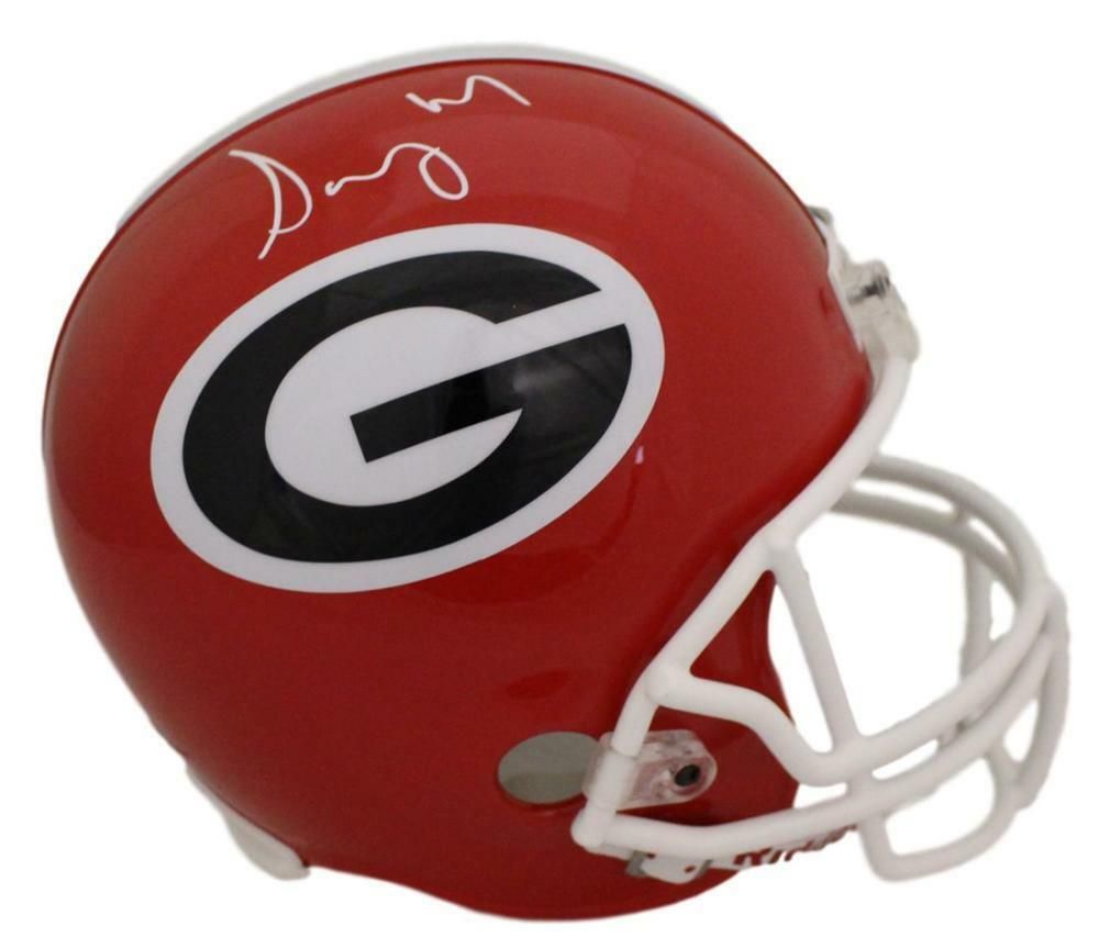 Sony Michel Autographed Georgia Bulldogs Replica Helmet JSA