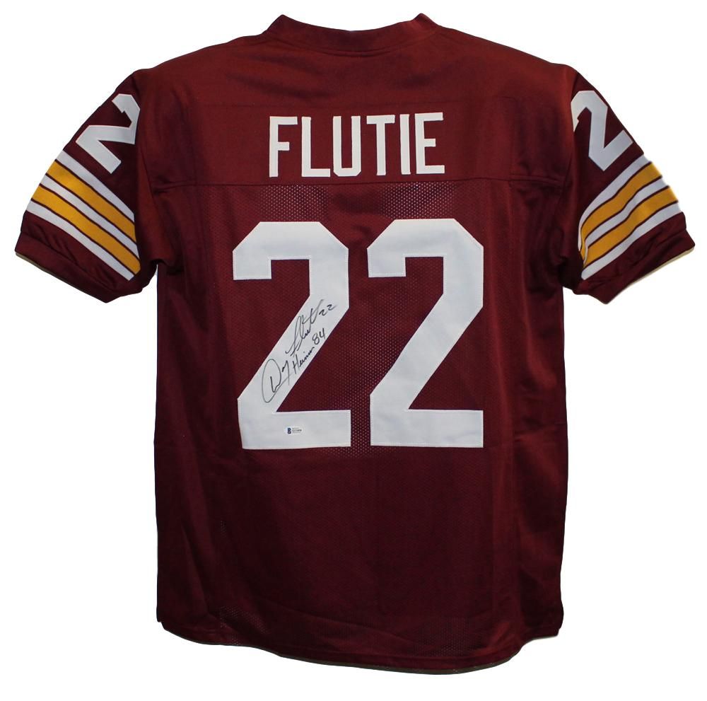 Doug Flutie Autographed Boston College Eagles Red XL Jersey Heisman BAS