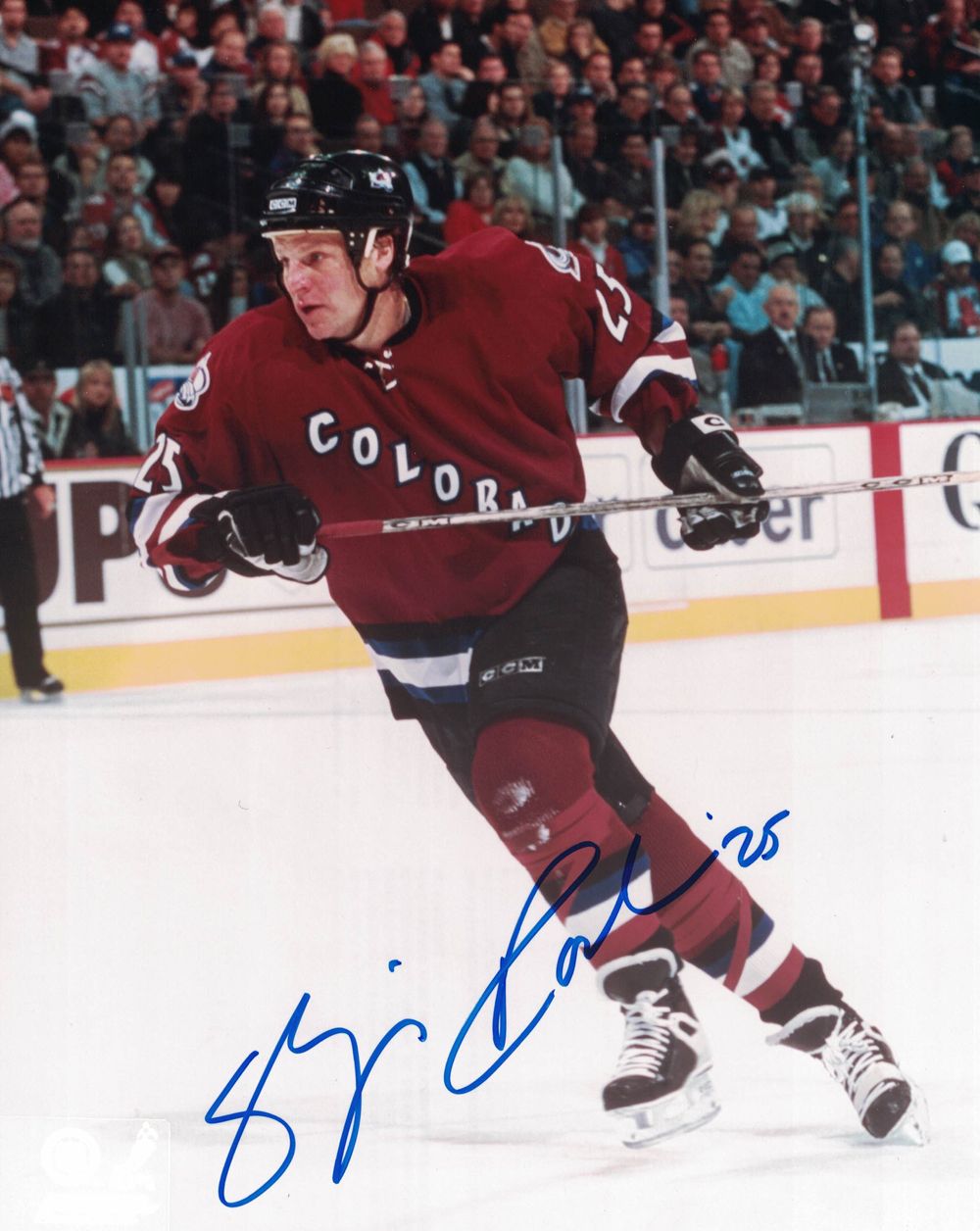 Shjon Podein Autographed/Signed Colorado Avalanche 8x10 Photo PF