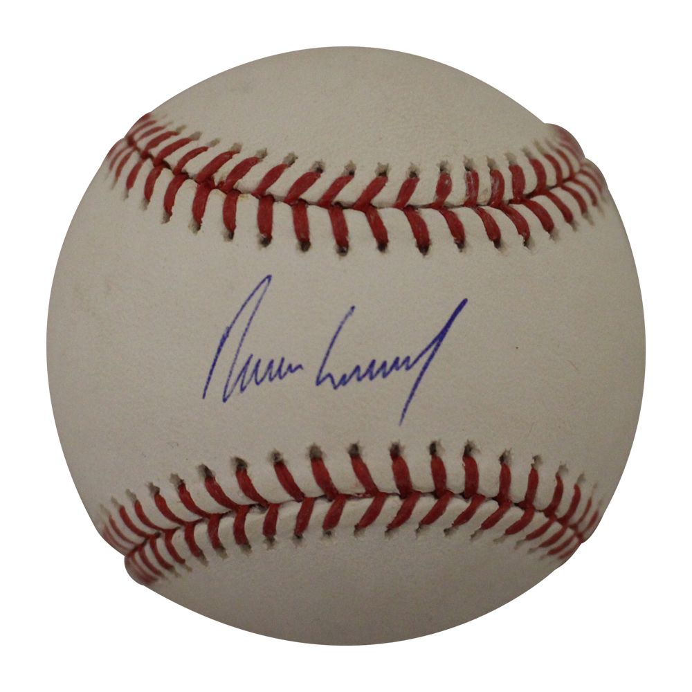 Ramon Laureano Autographed Oakland Athletics OML Baseball BAS