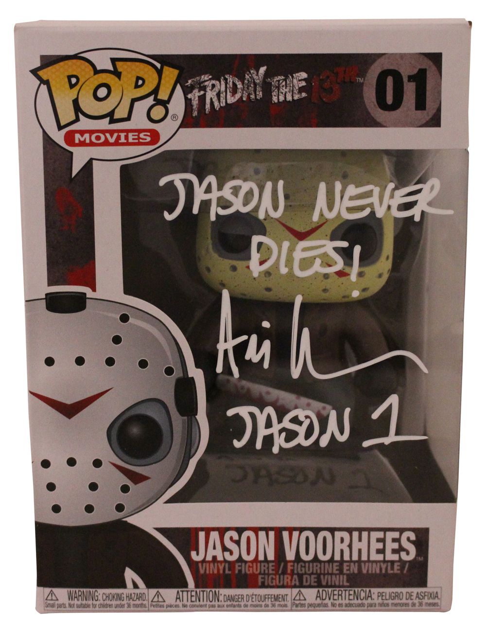 Ari Lehman Autographed Jason Voorhees Friday The 13th Funko Pop #01 JSA