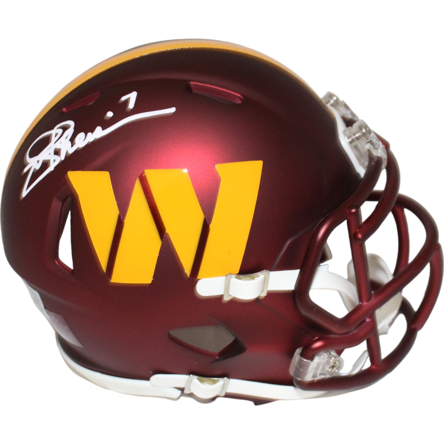 Joe Theismann Signed Washington Commanders Mini Helmet Beckett