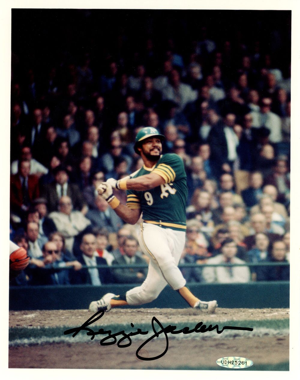 Reggie Jackson Autographed/Signed Oakland Athletics 8x10 Photo UDA