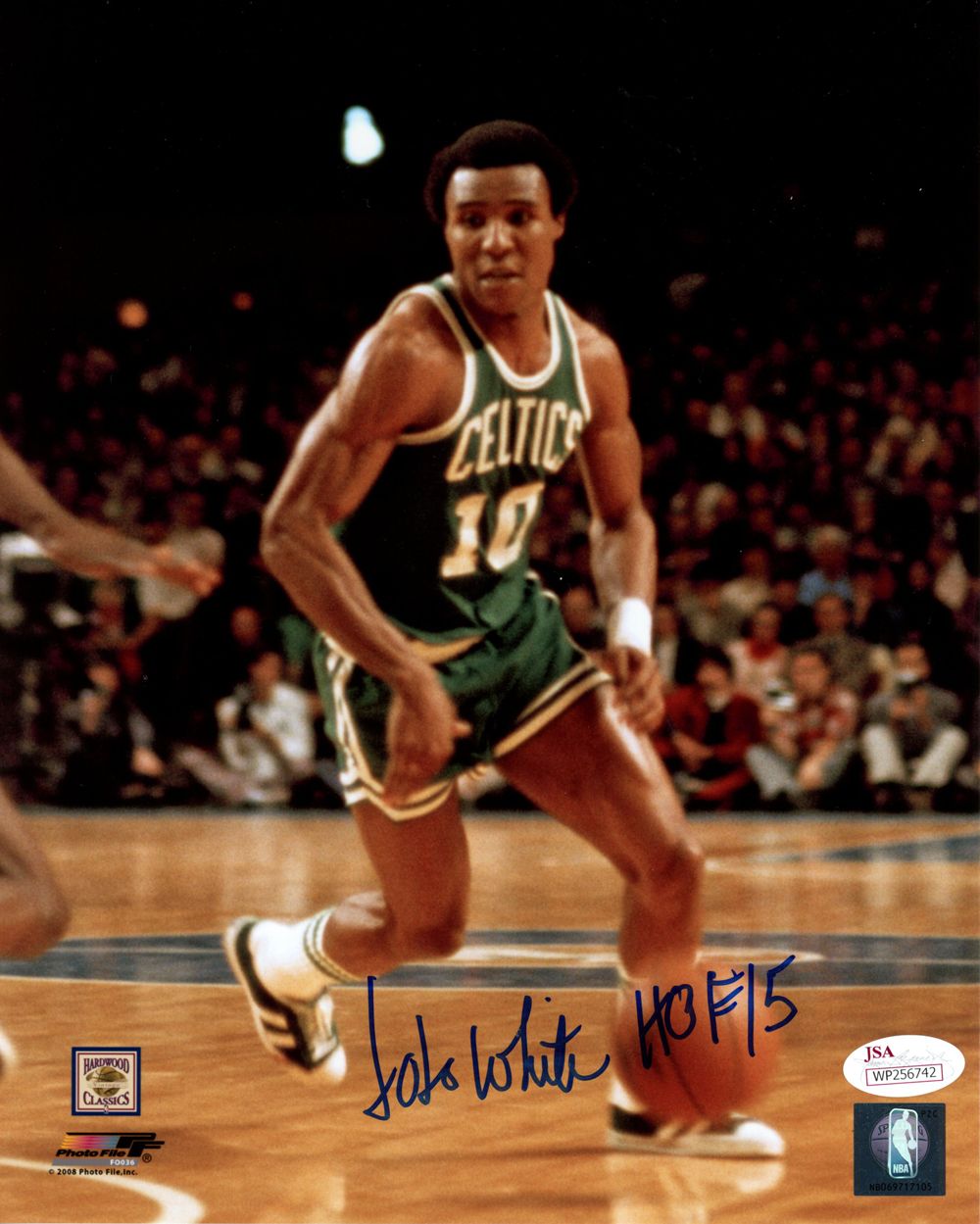 Jo Jo White Autographed/Signed Boston Celtics 8x10 Photo HOF JSA