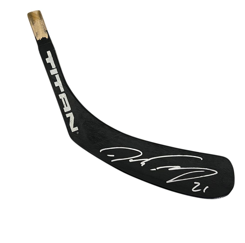 Peter Forsberg Autographed/Signed Titan Infusion Stick Blade Beckett