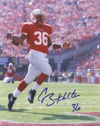 Correll Buckhalter Autographed Nebraska Cornhuskers 8x10 Photo (Solo Red)