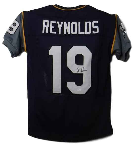 Keenan Reynolds Autographed Navy Midshipmen Size XL Navy Blue Jersey JSA