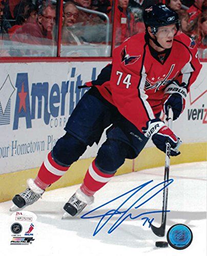John Carlson Autographed Washington Capitals 8x10 Photo JSA