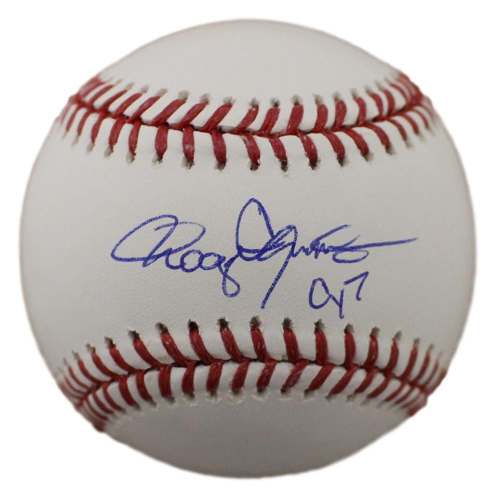 Roger Clemens Autographed/Signed Boston Red Sox OML Baseball CY 7 JSA