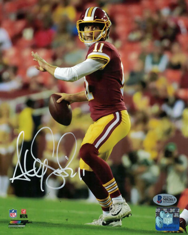 Alex Smith Autographed Washington Redskins 8x10 Photo BAS