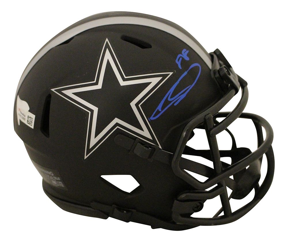 CeeDee Lamb Autographed/Signed Dallas Cowboys Eclipse Mini Helmet BAS