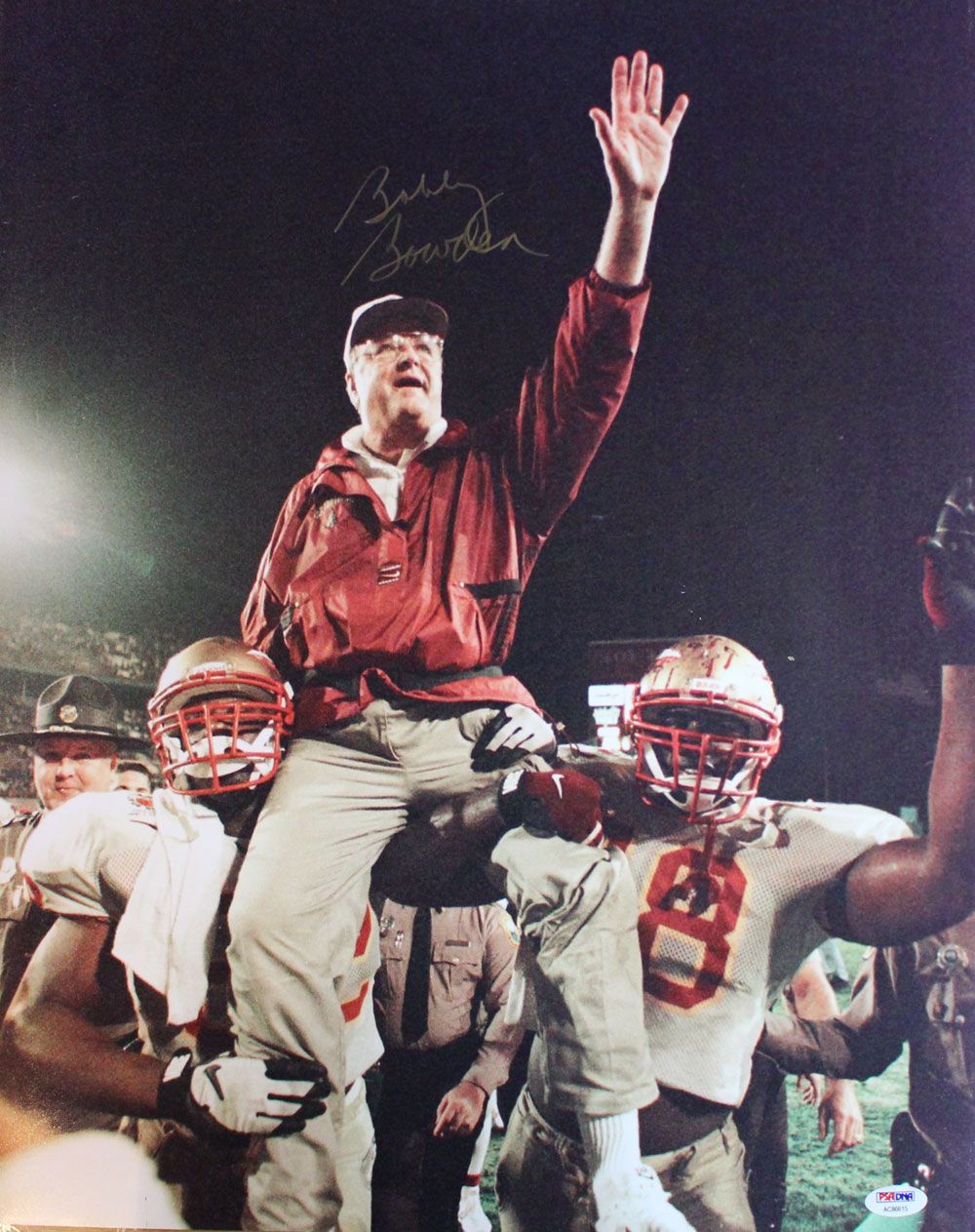 Bobby Bowden Autographed Florida State Seminoles 16x20 Photo BAS