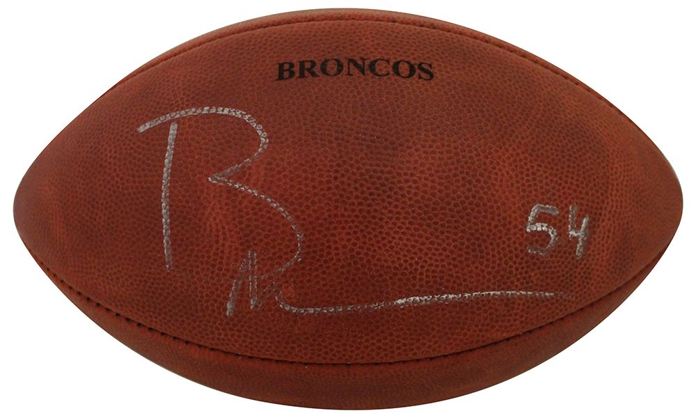 Brandon Marshall Signed Denver Broncos Team Issued Official Football BAS