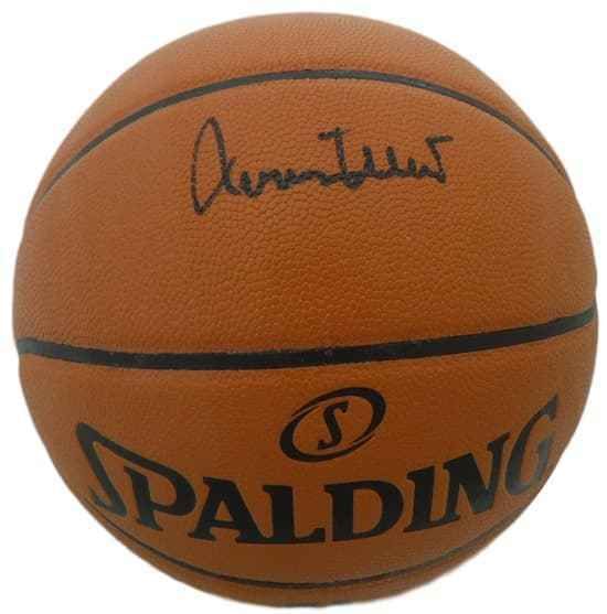 Jerry West Autographed Los Angeles Lakers Spalding Basketball (I/O) JSA